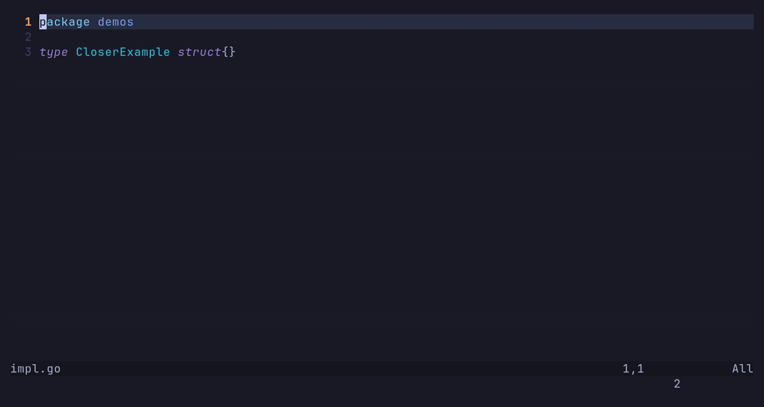Auto interface implementation demo